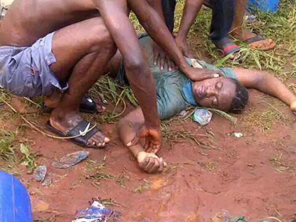 Graphic Photos: Final Year Student Died While Avoiding Dirty Water From Students